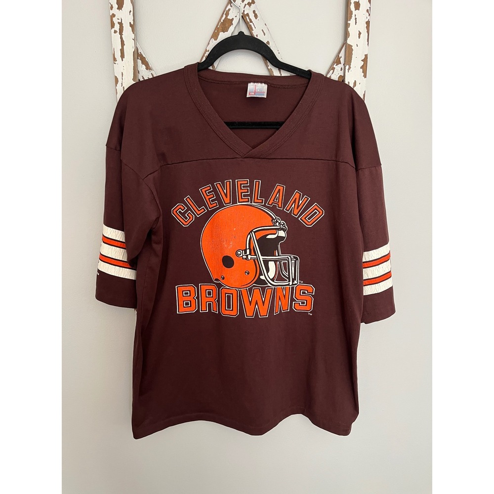 Vintage‎ Cleveland Browns Graphic Logo Shirt Size Large